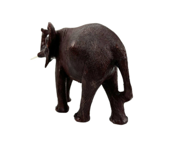 Handgeschnitzter Elefant aus Rosenholz Rüssel hoch